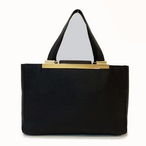 Michael by Michael Kors Tilda Black Leather Satchel